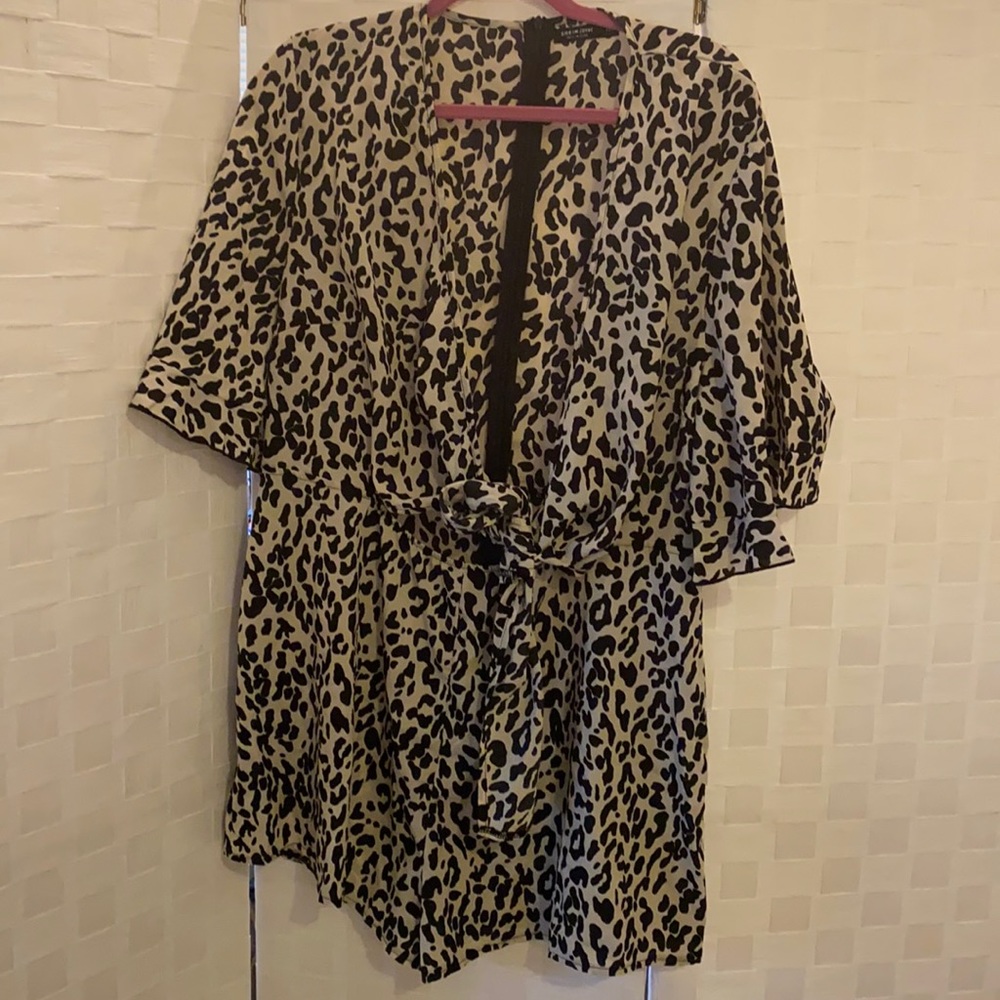 Cheetah Romper